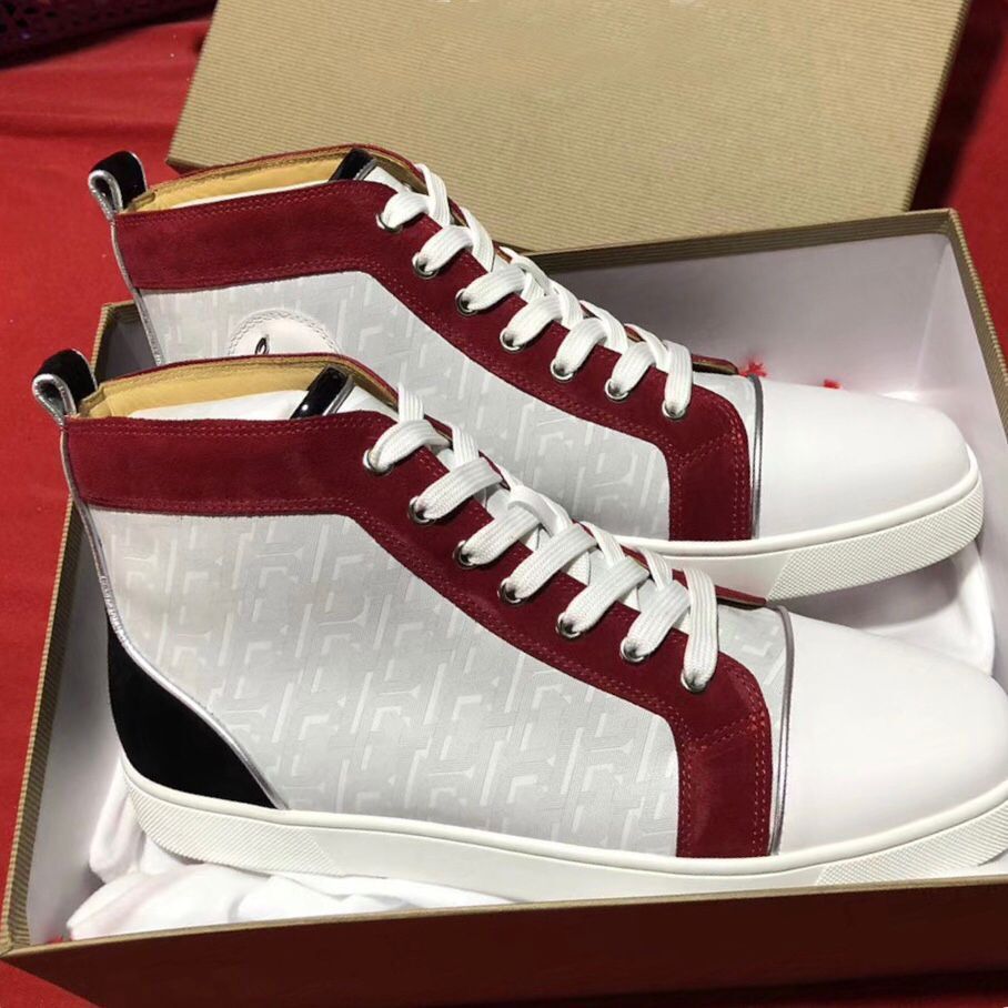 red bottoms tennis shoes