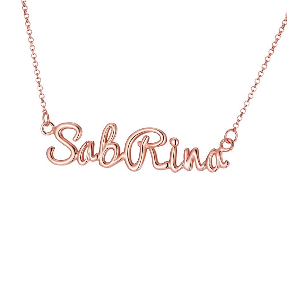 2020 Sterling Silver Personalized Custom Name Pendant Necklace