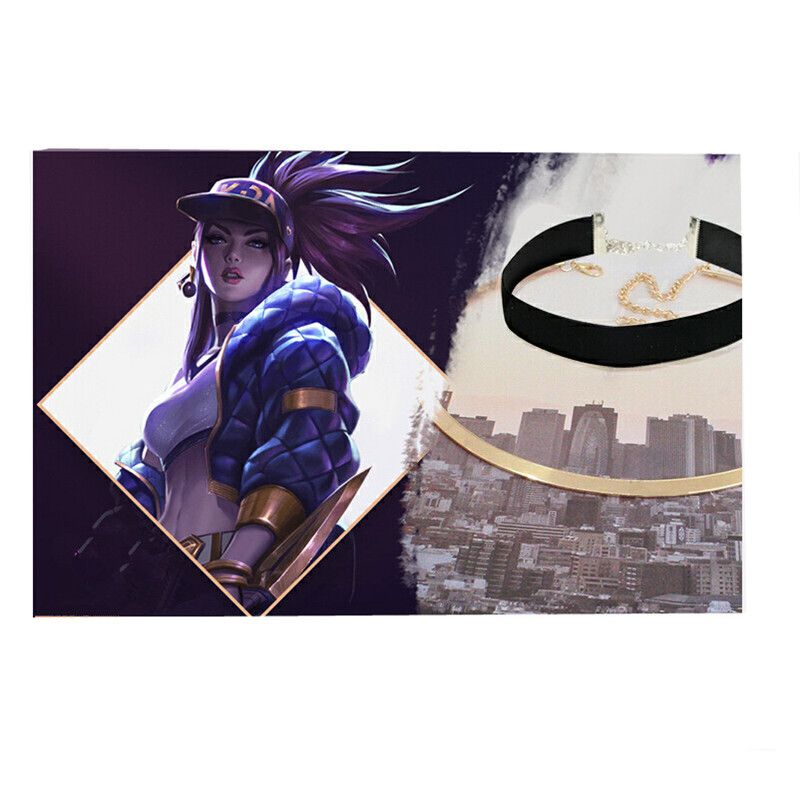2020 Free Postage Game Lol Kda K Da Group Kaisa Ahri Akali Evelynn Girls Cosplay Necklace Amulet Black Choker Fashion Torque Gift From Jinggongjewelry 29 16 Dhgate Com
