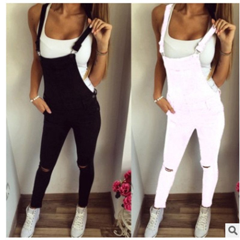 white long pant romper