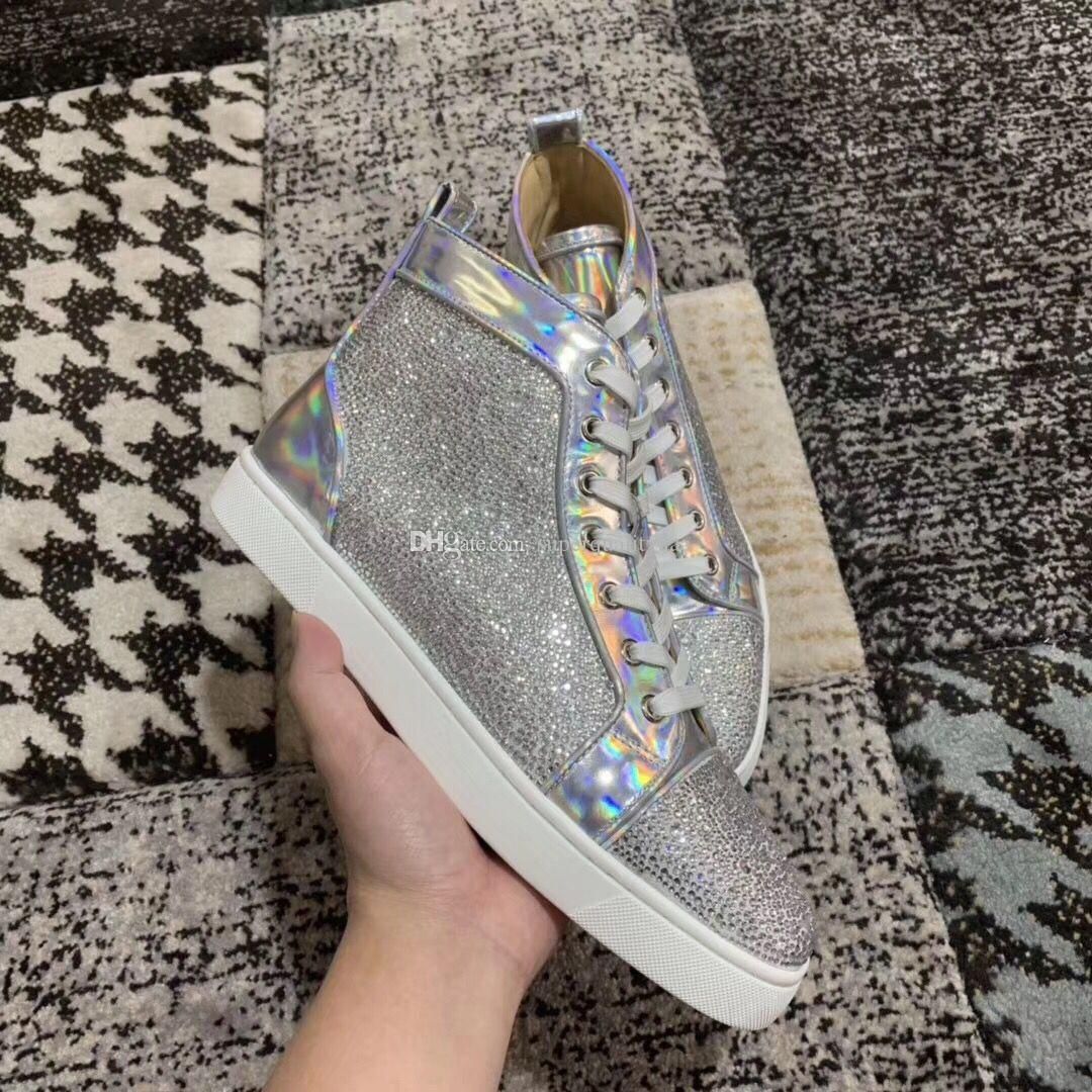 designer rhinestone sneakers