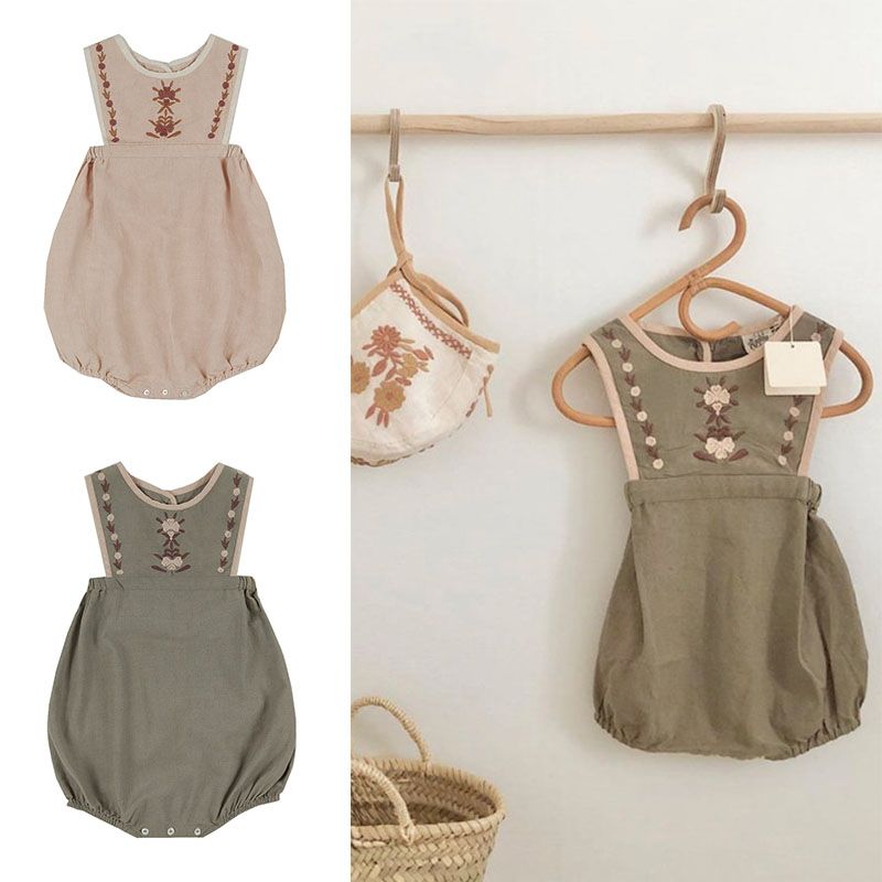 vintage romper baby girl