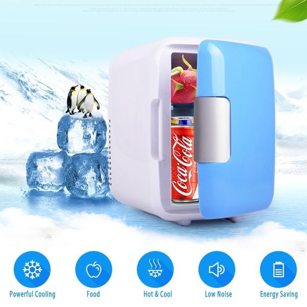 Coche 4l Mini Refrigerador Portátil Al Aire Libre Congelador 