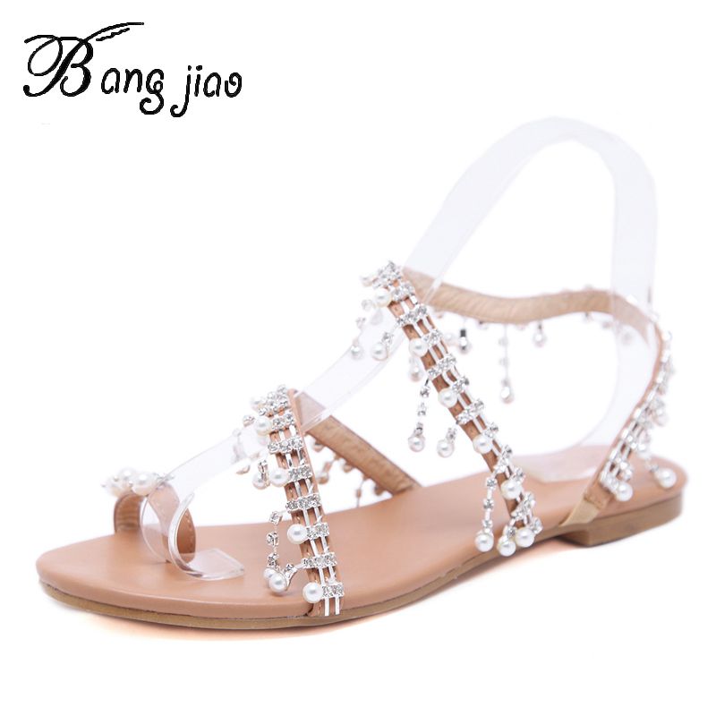 womens pearl sandals