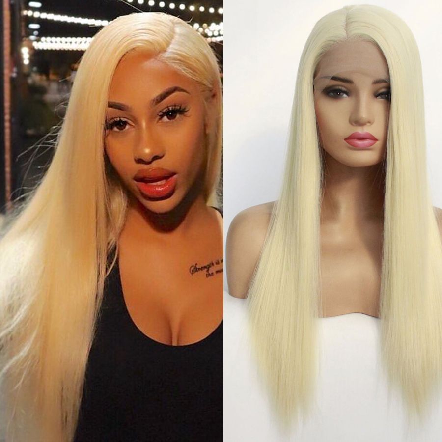 Long straight side part wig Clearance