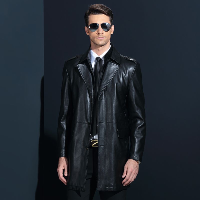Compra Hombre Cuero Faux Invierno Hombres PU Jackets Laritos Negocio Casual  Turn Colllar Outwear Y Abrigos Chaqueta Cuero Hombre Barato | Entrega  Rápida Y Calidad | Es.Dhgate