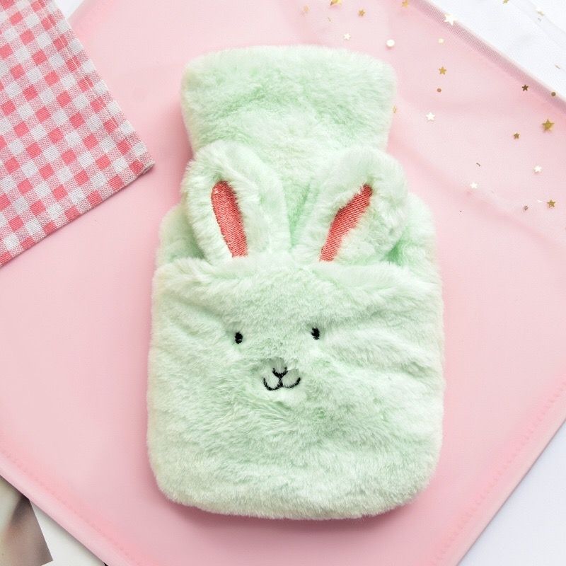 2017 New Creative Cute Cartoon Rabbit Hot Water Bottle Bag Safe And