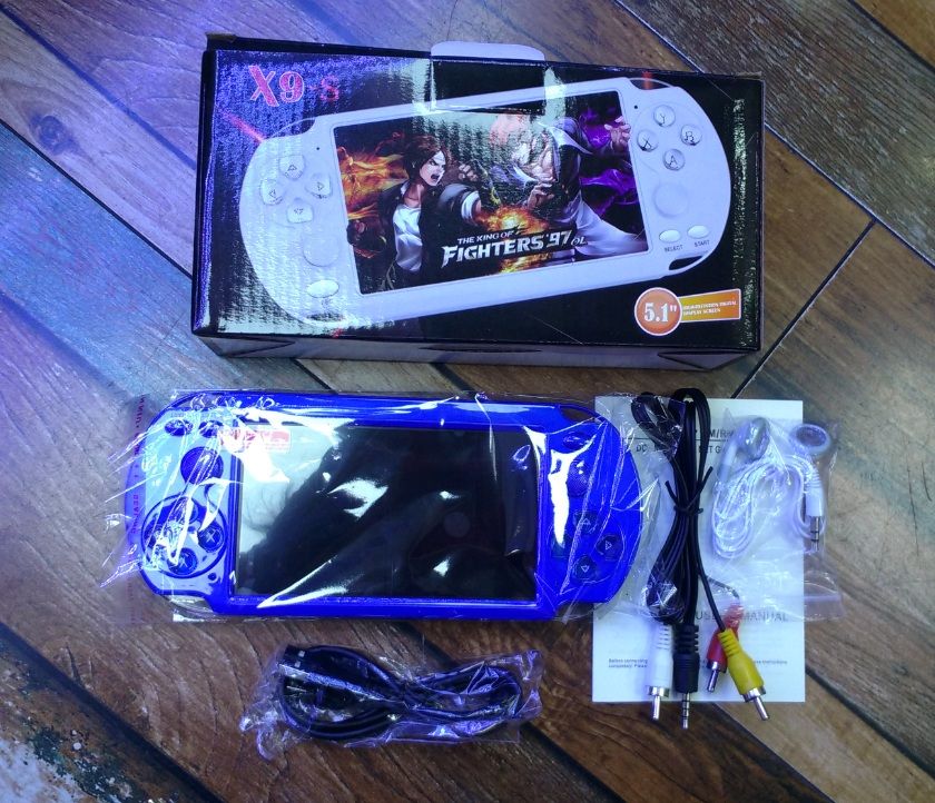 Más vendido Consola de videojuegos X9 Retro Pantalla de 5.1 pulgadas 8GB-negro 