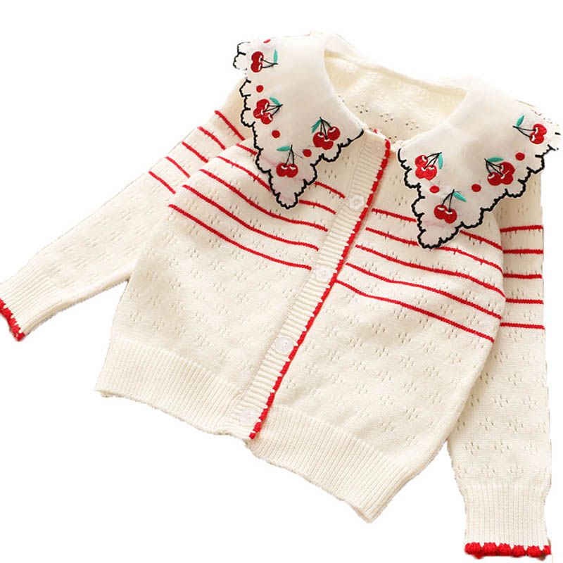 New Kids Boutique Clothing Cute Knitting Girls Cardigan Kids Designer Clothes Girls Sweaters 2019 New Autumn Kids Cardigan Coat A7456 Childrens