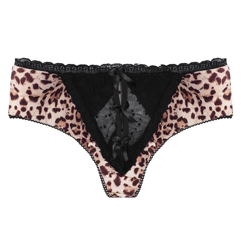 2021 Leopard Sexy Lingerie Porn Sexy Underwear Panties Open Back Open  Crotch Lingerie Transparent Erotic Nightwear G String Briefs From Stepheen,  $25.53 | DHgate.Com