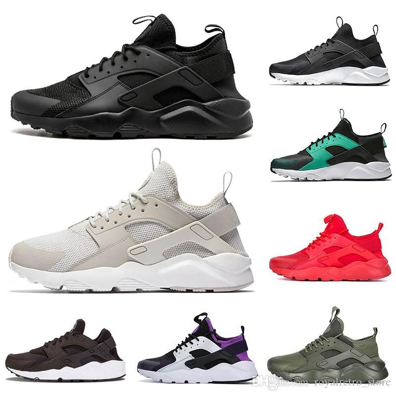 all black huaraches mens