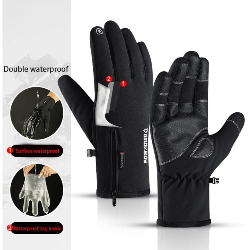 Men Women Insulated Gloves Outdoor Warm Thermal Riding Skiing Waterproof US