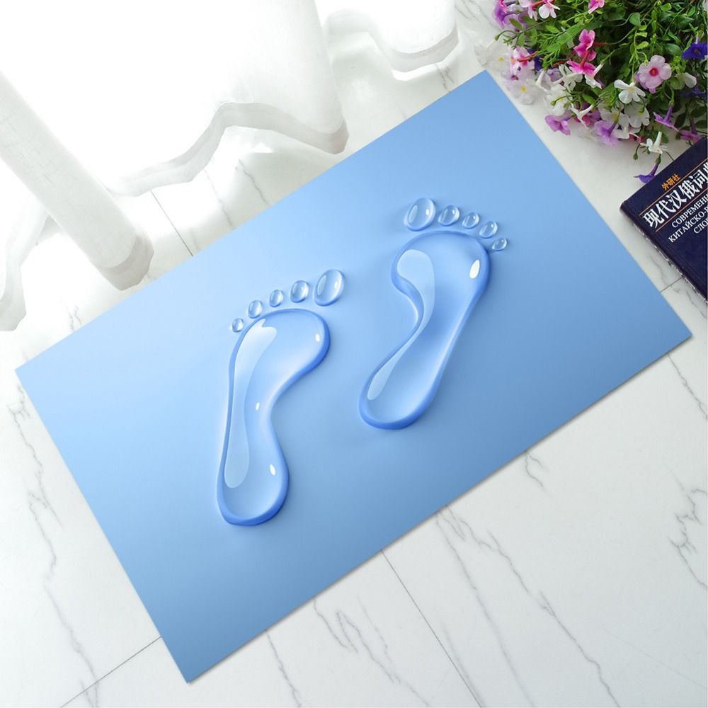 2019 Printed Sole Cobblestone Ultra Thin Rubber Mat Floor For Kitchen Bathroom Rugs Door Mats Outdoor Entrance Non Slip Doormat Outdoor Furniture