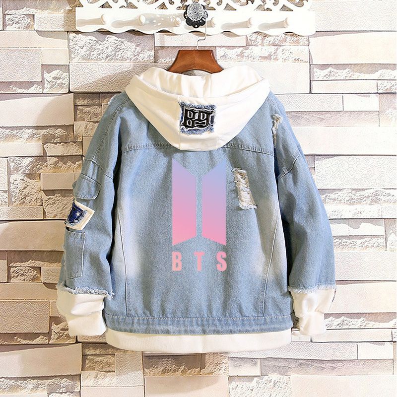 Compre BTS Kpop Love Yourself Denim Jean Costura Chaqueta Abrigo Harajuku  Bangtan Boy Ropa Ventiladores Primavera Otoño Sudaderas Con Capucha BTS  Accesorios A 23,87 € Del Zhangguan518 | DHgate Spain \u0026 Mexico