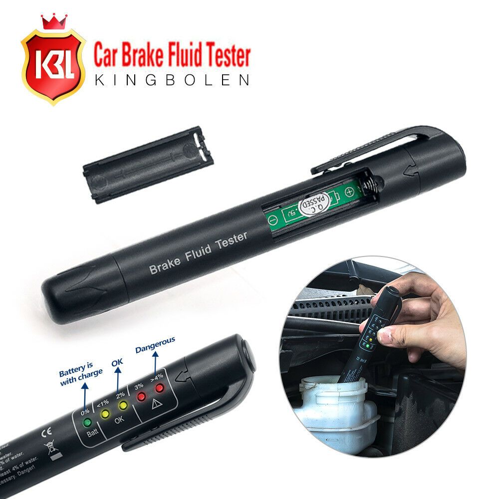 2020 Brake Fluid Tester 5 LED Car Vehicle Auto Automotive Testing Tool