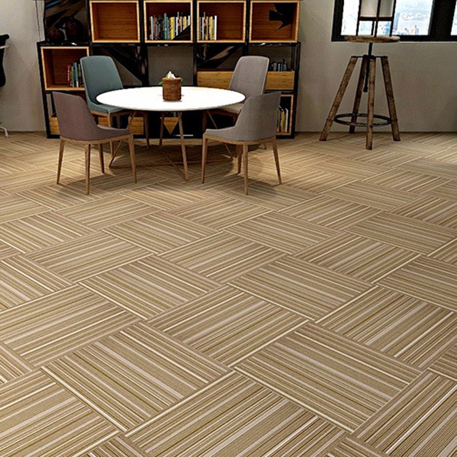 19.7*19.7inch Antiwear Thicken PVC Carpet Durable Spliceable Square