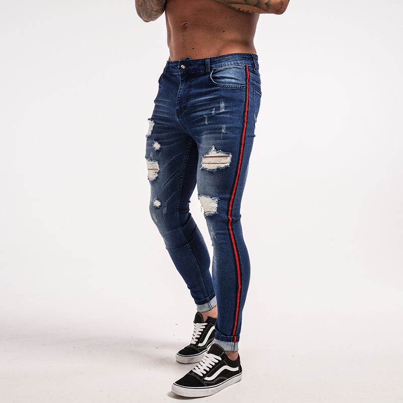 mens stretch denim jeans