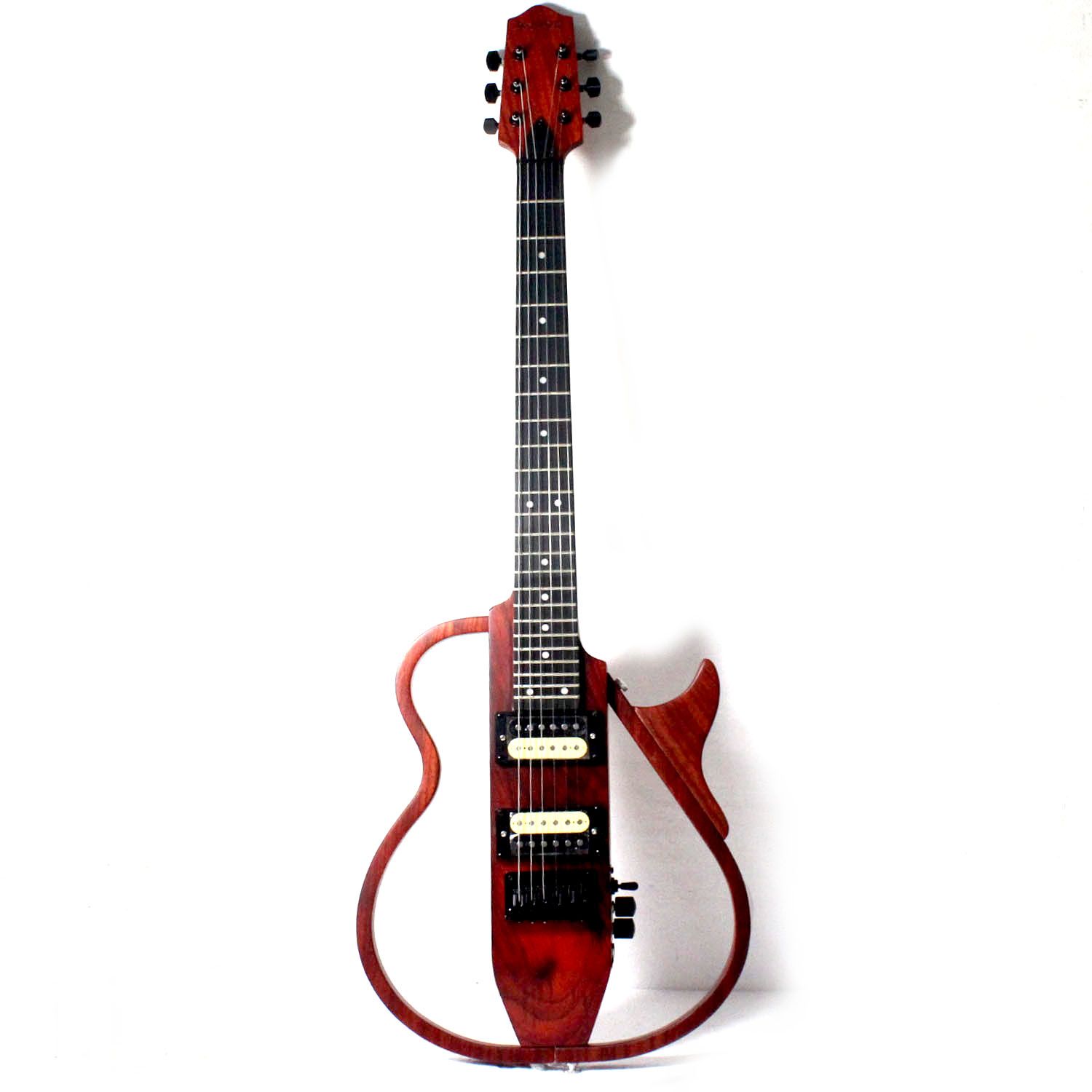 Musoo Brand Portable Travel Electric Guitar With Detachable Body From