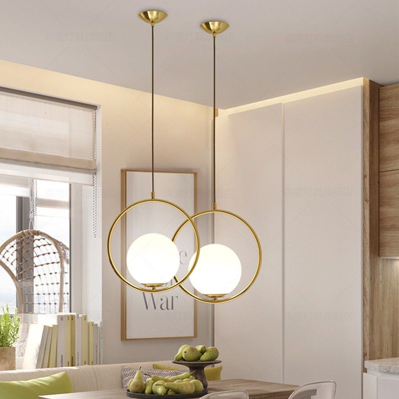 Modern Glass Ball Pendant Lamp Black Gold Pendant Light Home Lighting Lights Fixture Suspension Vintage Light Fixtures Hanging Ceiling Lights From