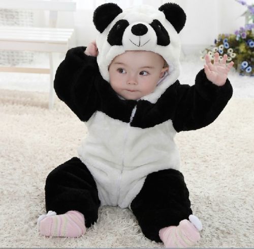 panda jumpsuit baby