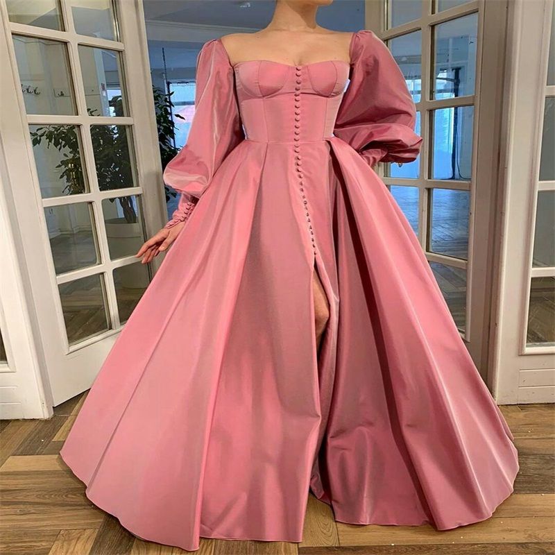 Vintage Pink Evening Dresses Square 