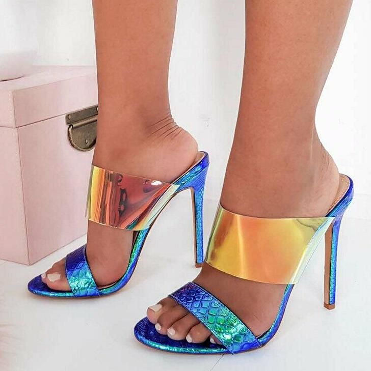high heels colorful