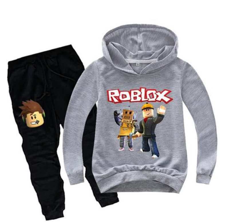 Roblox Sweatshirts Hoodie Childrens Hooded Sweatshirt Casual Tops Long Sleeve Printing Kids Tops Roblox Outerwear