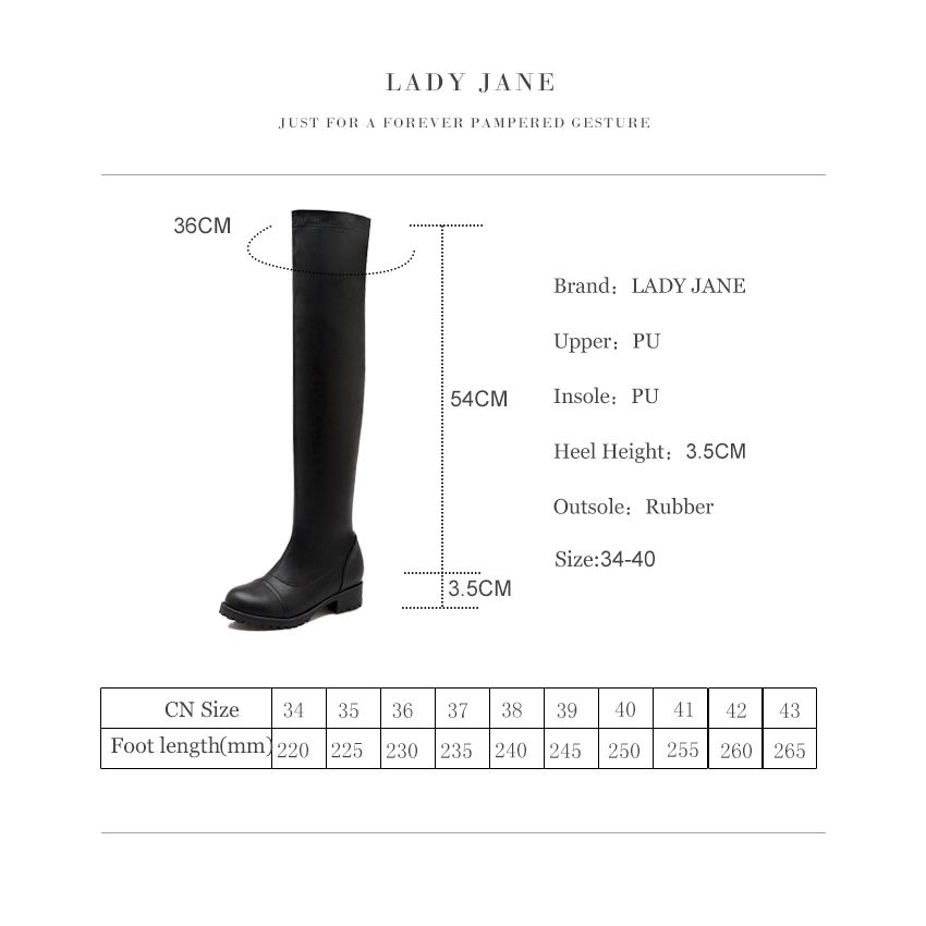 Großhandel Lady Jane Fashion PU Leder Overknee Stiefel Med Heels Round Toe Slip On Party Wear Kleid Stiefel Thick Heels Schwarz Von Gavingg, $52.17 Großhandel Lady Jane Fashion PU Leder Overknee Stiefel Med Heels Round Toe Slip On Party Wear Kleid Stiefel Thick Heels Schwarz Von Gavingg, $52.17