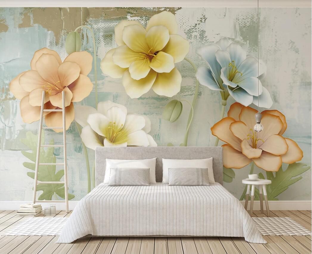 3d room wallpaper custom photo mural The new 3d color relief flower antique oil painting background 3d room wallpaper custom photo mural The new 3d color relief flower antique oil painting background