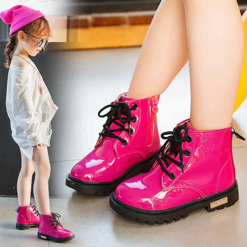 Acheter Enfants Filles Chaussures Dhiver PU Imperméable Garçons Bébé Version Matin Bottes Coréenne Enfants Bottes 21 36 Taille Printemps Automne 5 Couleurs B246 De 14,47 € Du Bobobabytoys | Fr.DHgate.Com