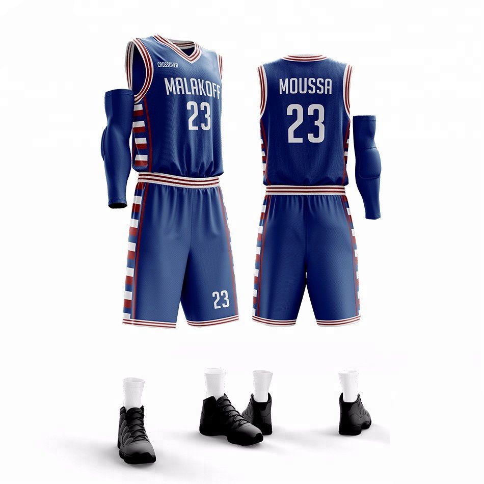 Custom Made Sublimation Basketball Outfit Topkwaliteit Vogue Basketbal