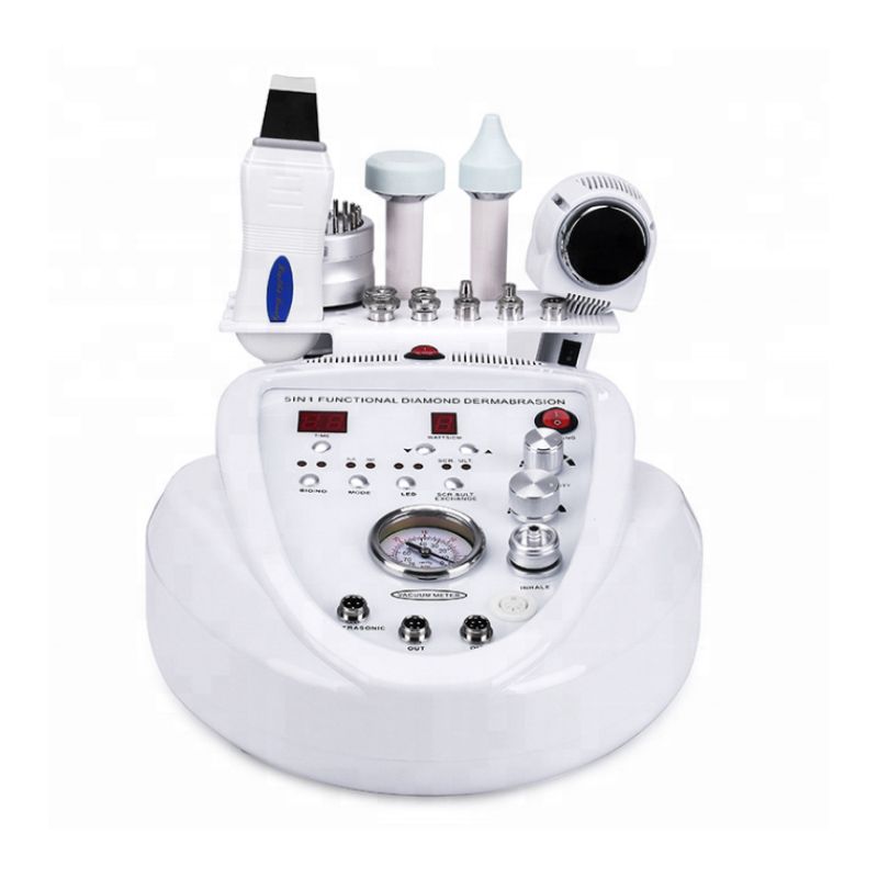 5 In 1 Diamond Ultrasonic Dermabrasion Microdermabrasion Machine LED Micro Current Ultrasonic