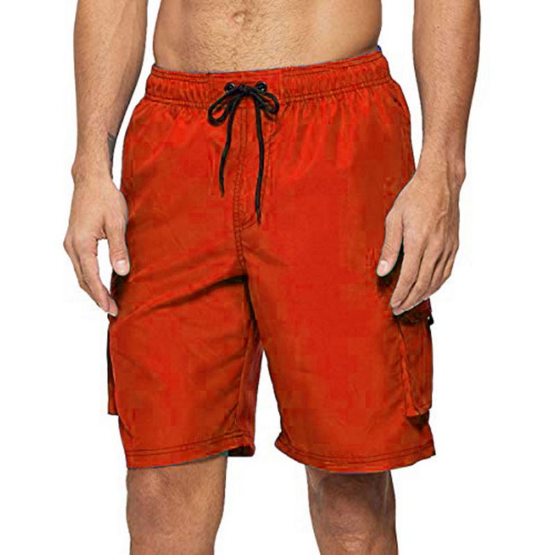 mens drawstring swim trunks