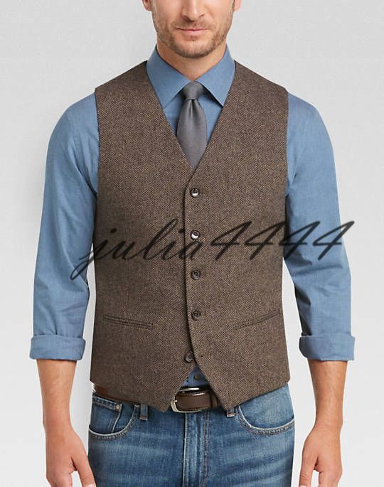 Acquistare Gilet In Tweed Di Lana Vintage Marrone Gilet Slim Uomo In  Velluto A Due Tasche Gilet In Smoking Di Promenade Su Misura Vintage Gilet  Uomo Gilet Vest Economico | Consegna Veloce