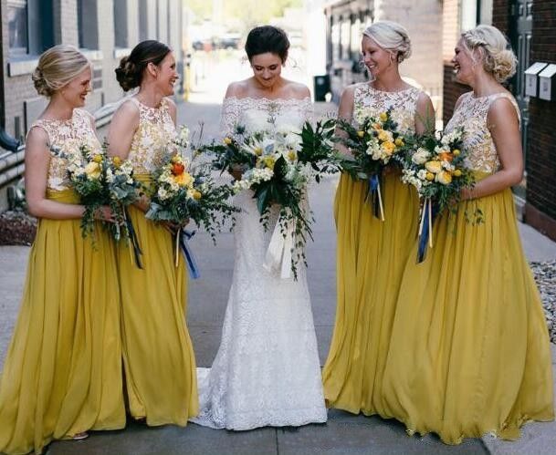 daffodil bridesmaid dresses