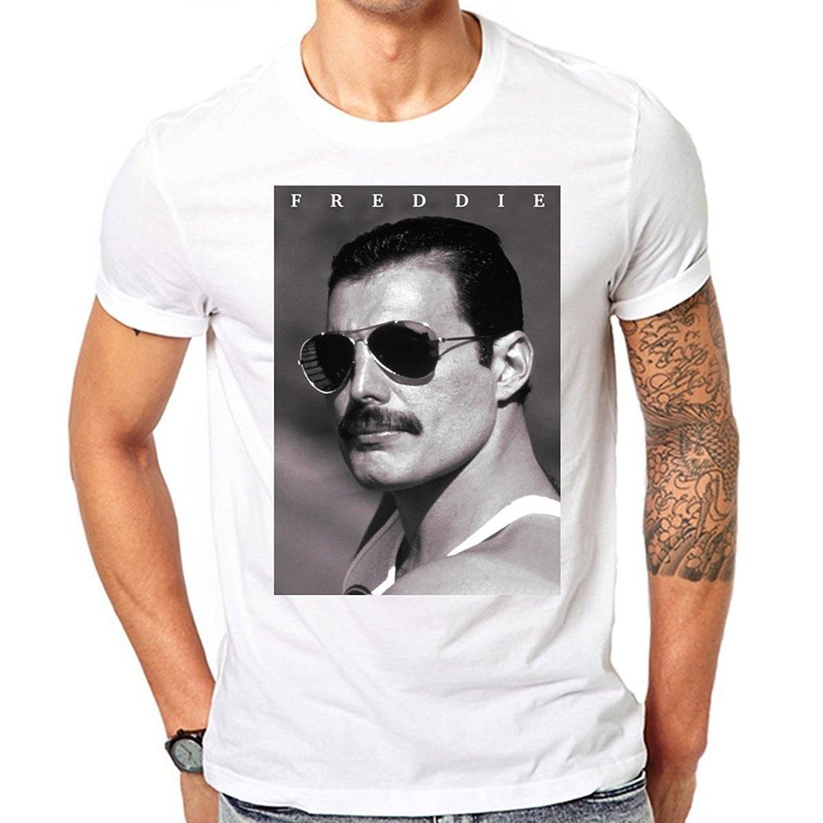 Camiseta De Tributo A La Reina Freddie Mercury Camiseta De Moda Hombre Ropa Mangas Algodón Camiseta Los Hombres Camiseta Superior Camiseta Estampado Vendido De 10,78 € |