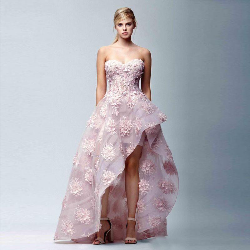 abito asimmetrico cerimonia