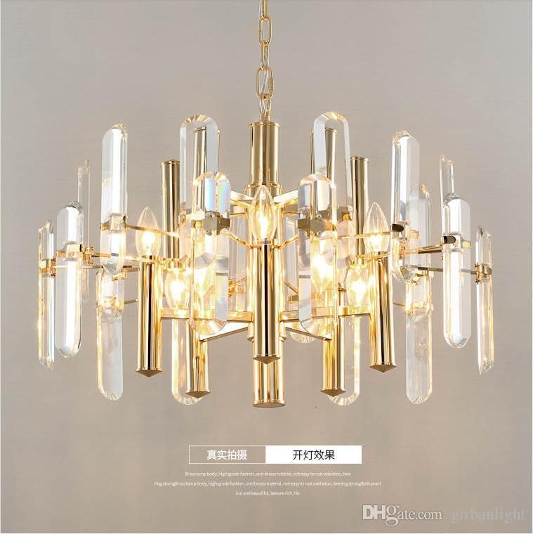 Satin Al Cinde Post Modern Kristal Avize Avrupa Tarzi Salon Dekor Luks Kristal Led Avize Yapimi Tl4 130 2 Dhgate Comda