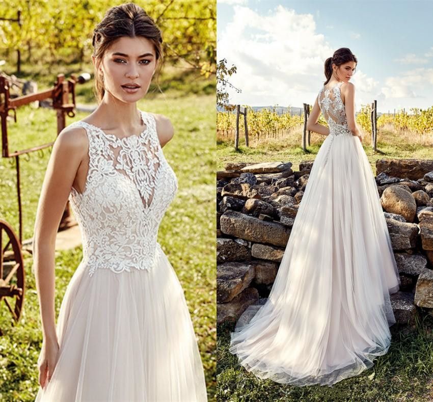 lace civil wedding dress