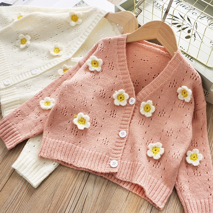 cardigan with flowers