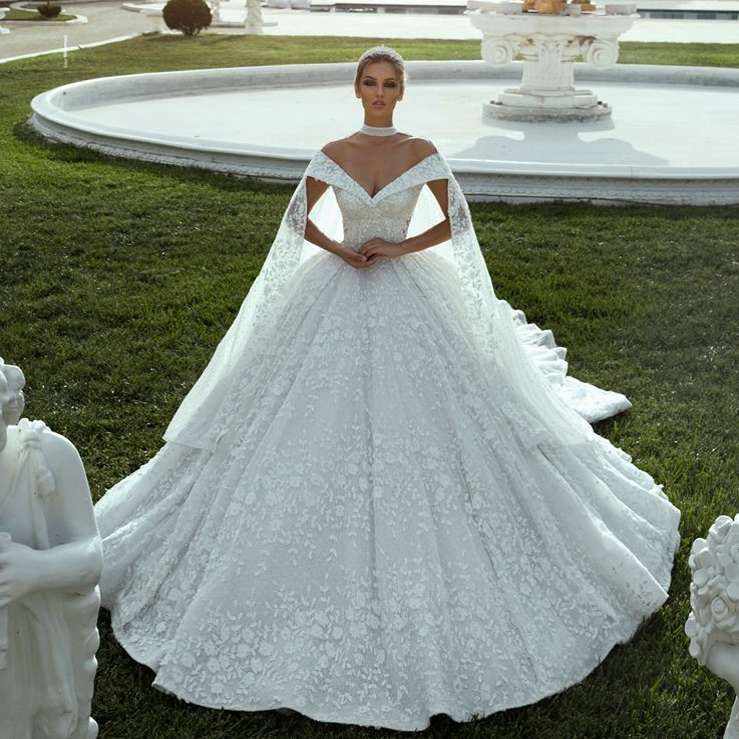 plus size wrap wedding dress