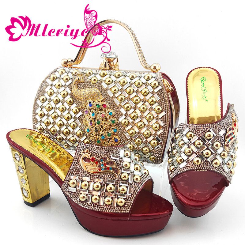 coral bags and shoes