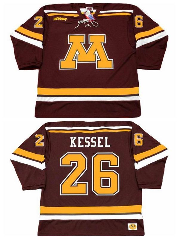 K1  PHIL KESSEL Minnesota Gophers 2005 Vintage Hockey Jersey