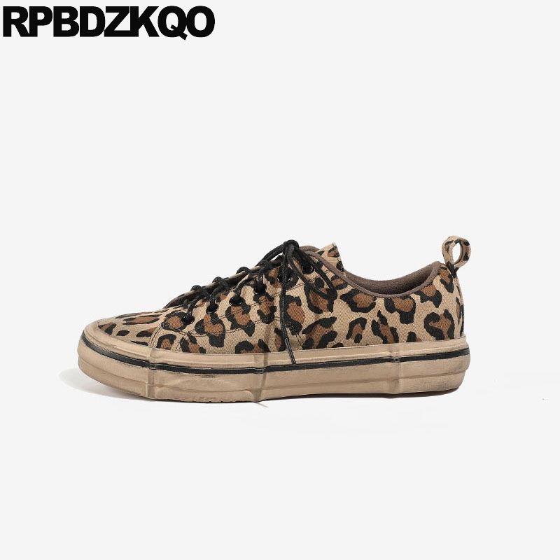 leopard print trainers
