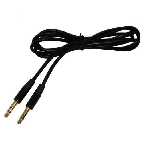 Black 3.5mm Male to Male Stereo Audio AUX Cable Cord for PC iPod CAR UK Lot