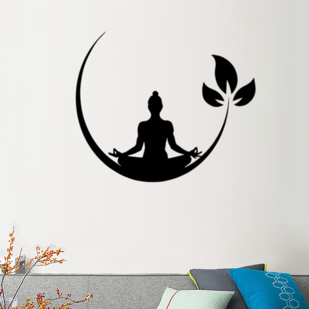 Wall Vinyl Decal Namaste Yoga Zen Meditation Enso Enzo For LIving Room z3879 