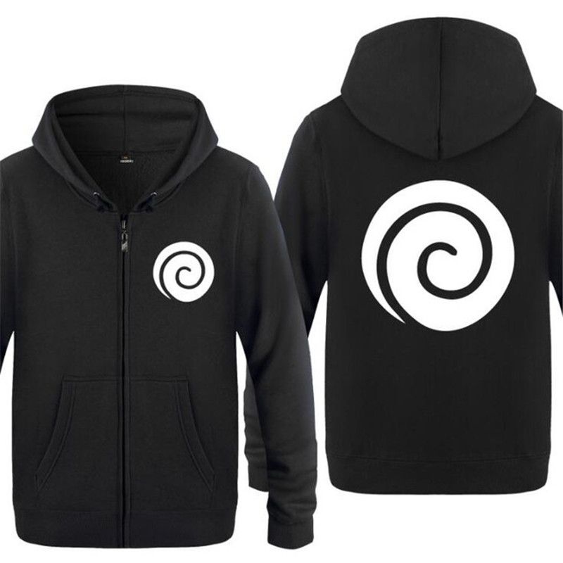 naruto moletom com capuz cotton