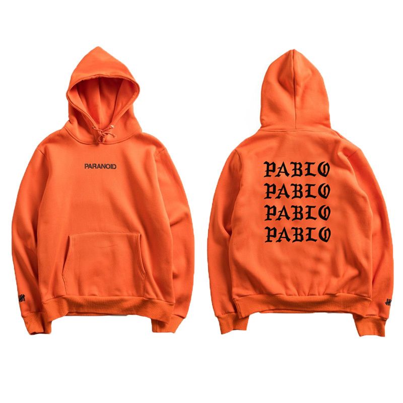 pablo orange sweatshirt