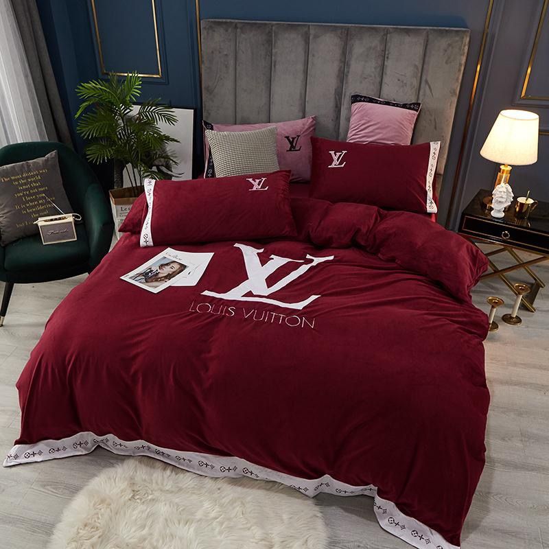 Modern Bedding Set Duvet Cover Bed Sheet Set Pillowcases Warm Soft