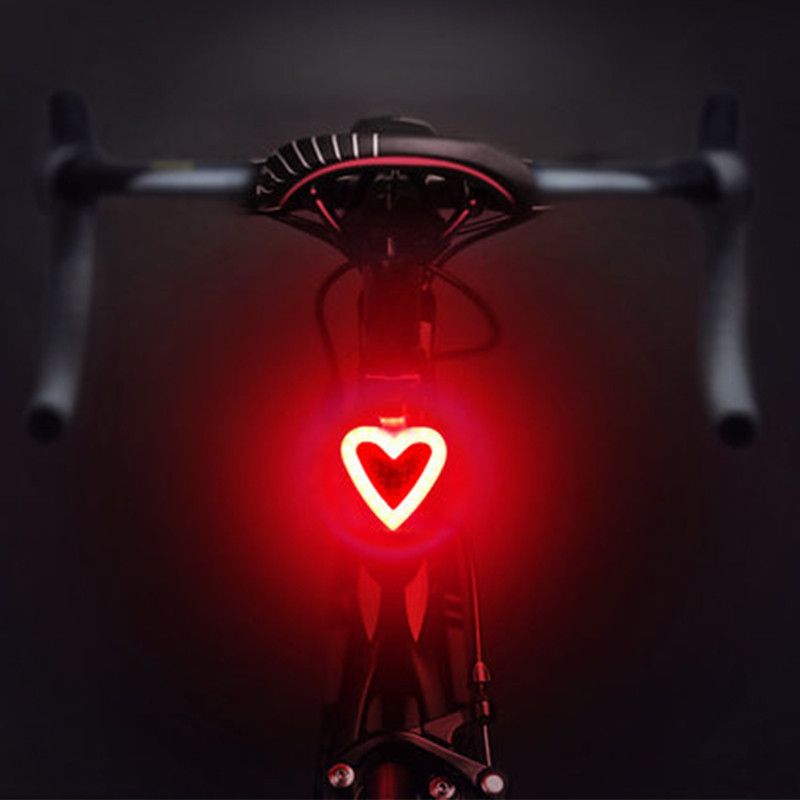 heart shaped bike light